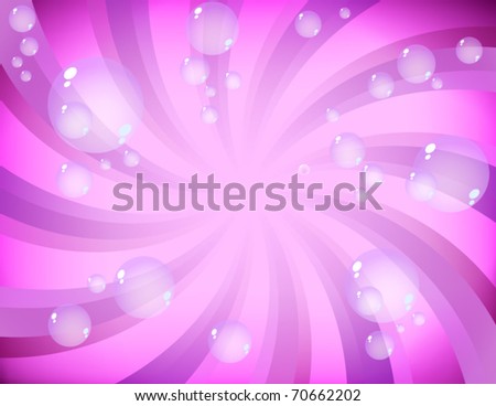 Pink Bubble Background Stock Vector Illustration 70662202 : Shutterstock
