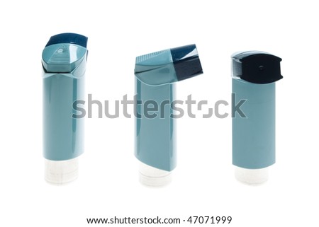 Asthma Inhaler Blue