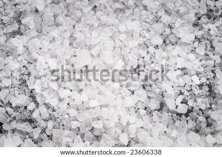 Macro of sea salt crystals