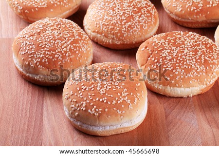 Sesame seed buns