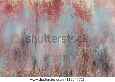Abstract  Pattern of various paints splattered on a wall