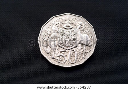 Australian Fifty Cent Coin