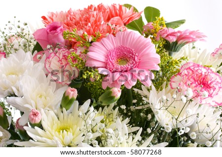 Beautiful summer flowers for weddings and home decor