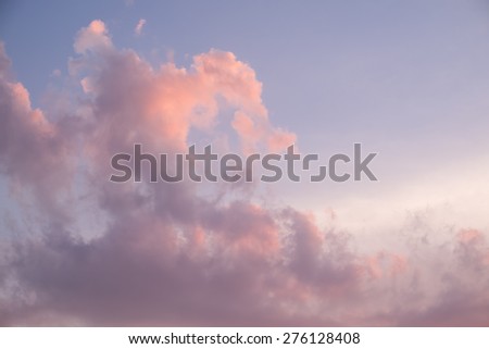 Weird orange cloud in the sky