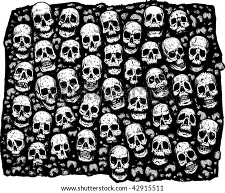 Wall of skulls