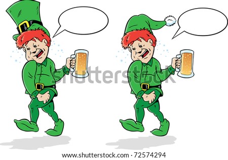 funny drunk leprechaun