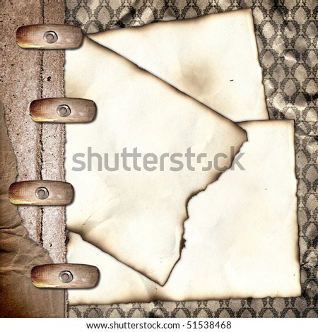 Framework for congratulation. Abstract vintage background.