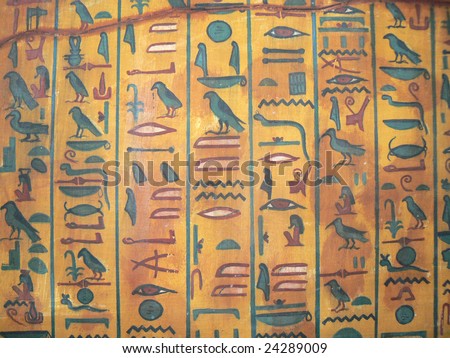 Egyptian Hieroglyphics.