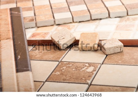Ceramic Tiles Of Different Forms