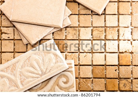 Ceramic tile and stone mosaics