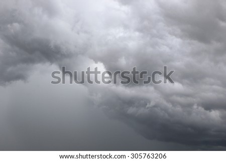 Background of storm clouds before a thunder-storm.