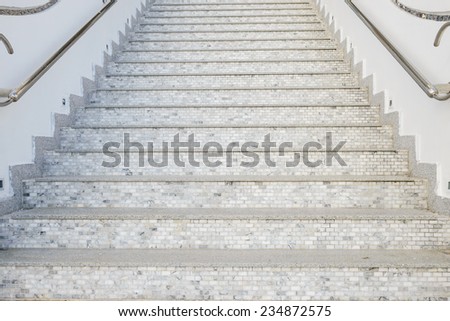 Tile stairs for pattern and background