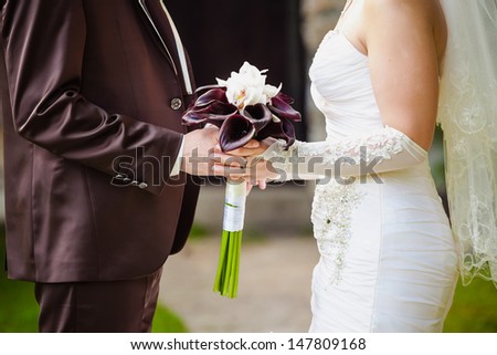 fragment like photo of beautiful wedding ceremony