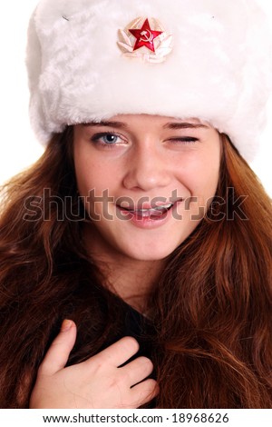 stock photo Russian girl Save to a lightbox Please Login