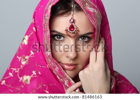 Woman With Sari