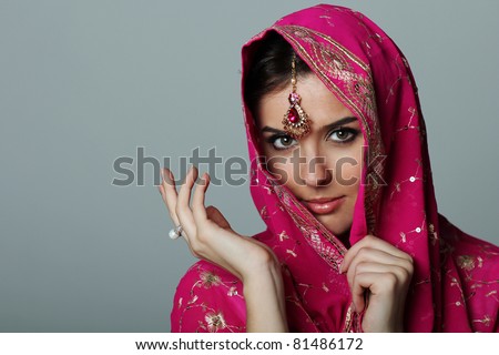 Woman In Sari