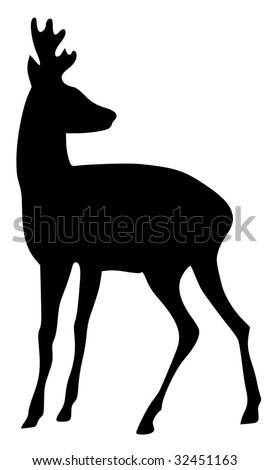 Deer Silhouette Vector