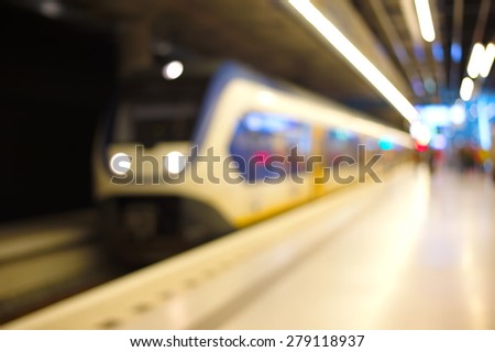 blur speed underground train