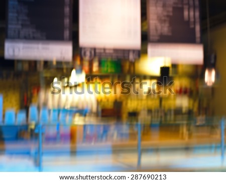 blur coffee shop or cafe background