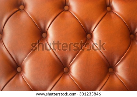 brown leather of sofa texture