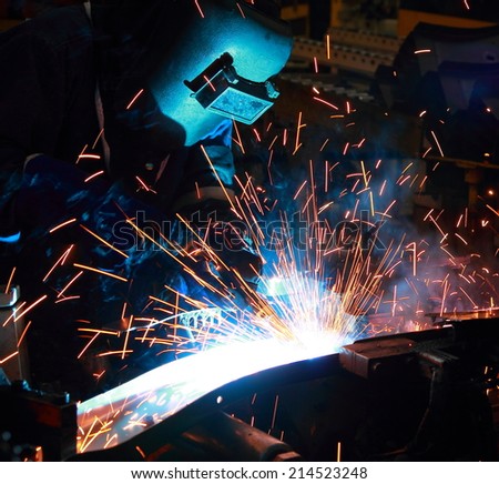 The working in Welding skill up