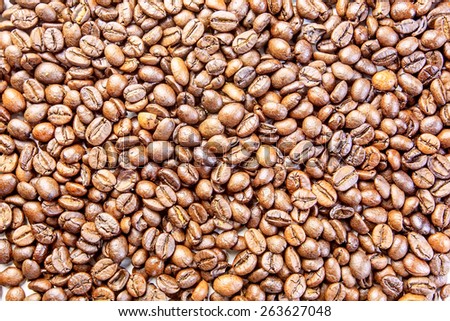 Coffee bean can used for background texture