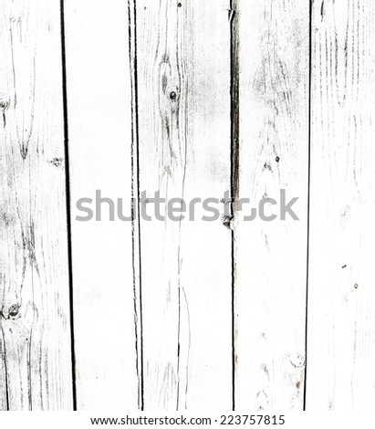 White colored old vintage wood with vertical boards. Grunge wooden background. Shabby chic France Provence style