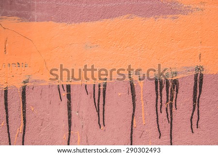 Grunge white background with cracks and grain. Brick wall with the whitewash falling off fragment as a background texture
