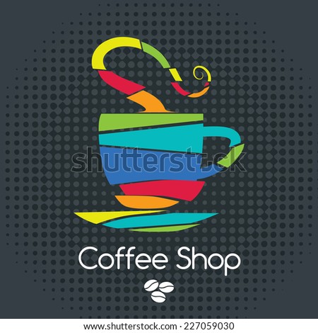 Coffee Shop Pop Art Menu Design - Food & Drink