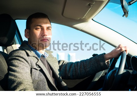 The young man behind the wheel
