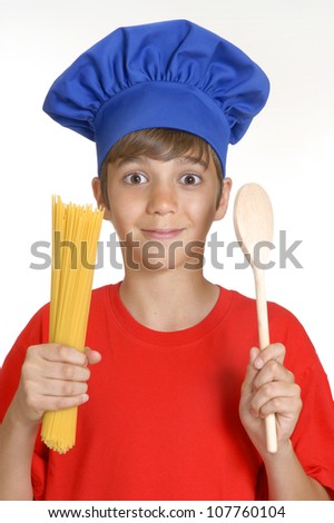 Kid With Spaghetti