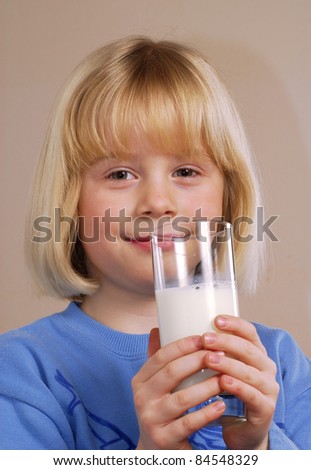 Little Kid Drinking