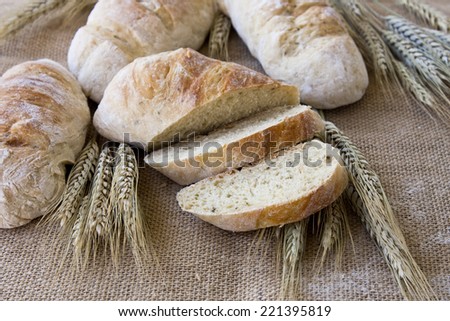 Bread with Basil and oregano