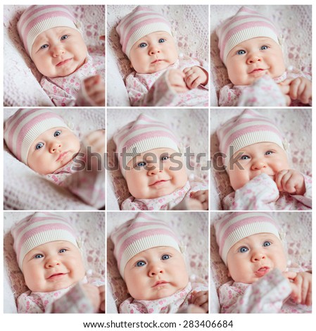 face collage babies