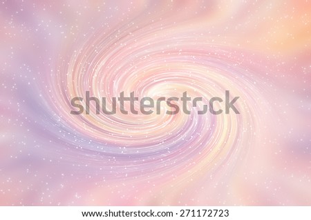 Beautiful abstract pink shiny background. Spiral galaxy and glitter