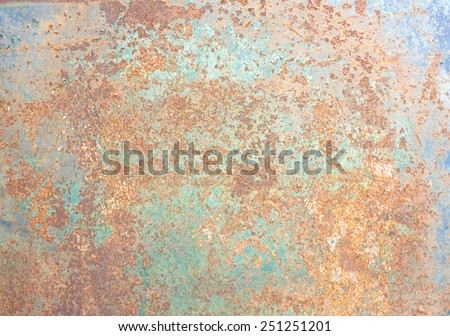 stainless steel  is large steel surface rust nature is beautiful art.good by nature.