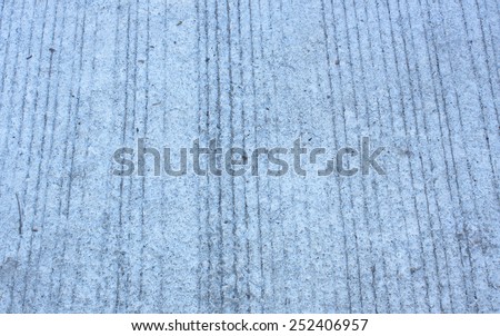 Cement road surface in the housing of the beauty of the design to prevent accidental slipping.