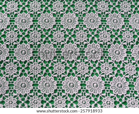 Lace fabric, lace is a flower pattern design is beautifully crafted with delicate fabrics used to make garments have.
