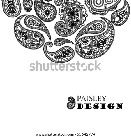 Eps10 Vector Paisley Design - 55642774 : Shutterstock
