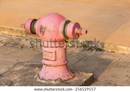 fire water hydrant, big water pump on street