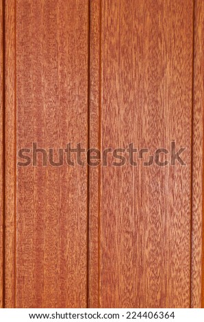 Mahogany wall paneling