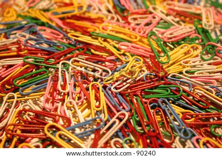 Pile of paper clips