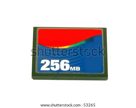 256 MB compact flash card