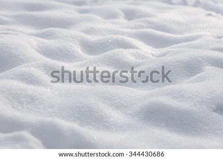 Field of snow