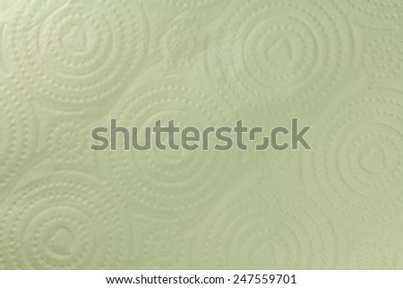 Multiple purpose towel paper is yellow , circle design and the heart for the background