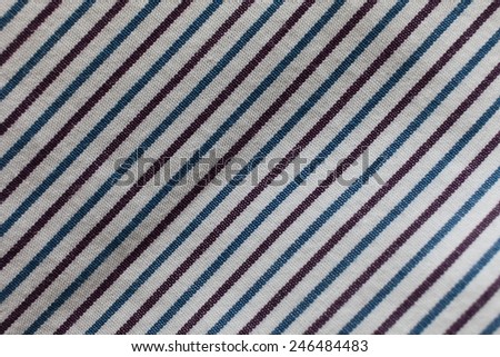 Fabric in colors stripes. Cloth diagonal background.