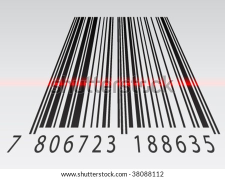 3d barcode image. vector : vector 3d barcode