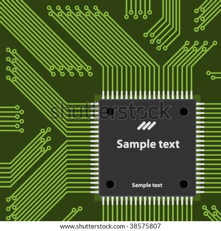 Vector Microchip - 38575807 : Shutterstock