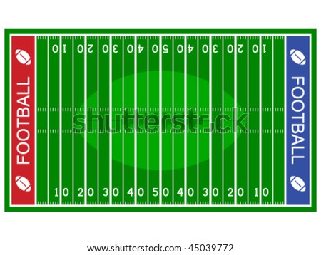 American Football Field Goal. american football field