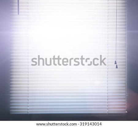Venetian blinds background with sun light good as background